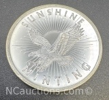 1/2 Oz .999 Fine Silver Sunshine Minting Bullion Coin