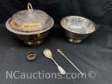 Plated Silver Wares Bowls 2146g Total