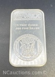 APMEX 1 Troy Oz .999 Fine Silver Bullion Bar