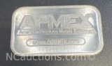APMEX 1 Troy Oz .999 Fine Silver Bullion Bar
