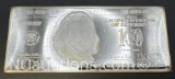 1997 4 Troy Oz .999 Fine Silver $100 Bill Bullion Bar