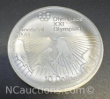 1976 Montreal Olympics Olympiad 90% Silver $10 Coin 48. Grams