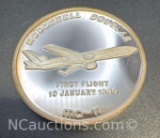 McDonnell Douglas 1 Troy Oz .999 Fine Silver Bullion Coin