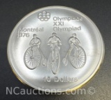 1976 Montreal Olympics Olympiad 90% Silver $10 Coin 48. Grams