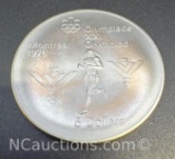 1976 Montreal Olympics Olympiad 90% Silver $5 Coin 24. Grams