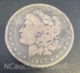 1887-O Morgan Silver Dollar 90% Silver Coin 25. Grams