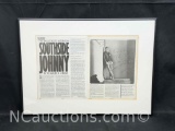Autographed Framed Article Signature says Southside Johnny