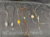 6 Fancy Southwestern Bolo Ties