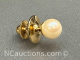 14k Gold Pearl Earring 2.5g Total