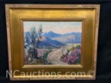 Framed Art of Desert Landscape by Charles Small 19x21