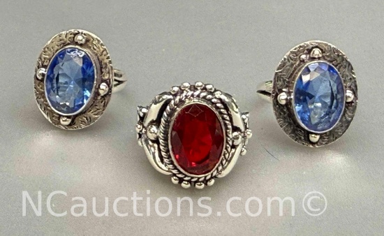 3 Fancy Rings