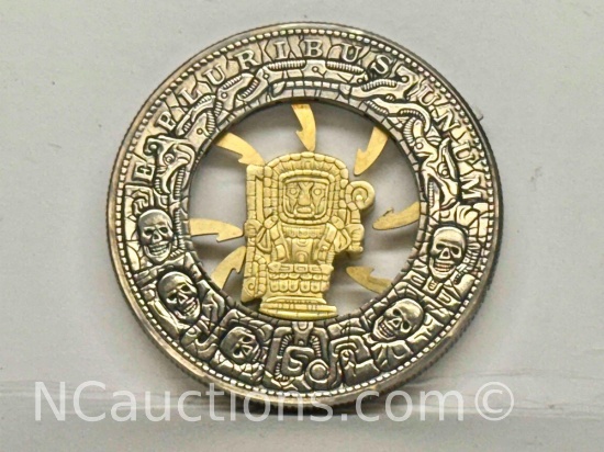 Roman Booten Golden Bait Trap Mechanical Hobo Coin