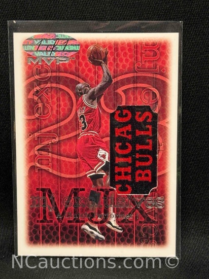 1 of 1 Custom Cut MVP Michael Jordan Chicago Bulls Jersey Card