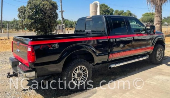2013 F250 lariat custom has custom light up sidesteps - smog pending Visalia