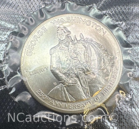 1982 Uncirculated George Washington Half Dollar 90% Silver 12 Grams