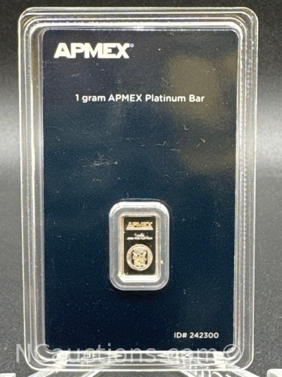 APMEX 1 Gram Platinum Bullion Bar