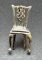 Sterling Silver Miniature chair Brooch Pin 4 Grams