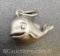 Sterling Silver Whale Pendant 4 Grams