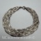 Sterling Silver Herringbone Chain Bracelet 12 Grams