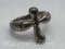 Sterling Silver Cross Ring 6 Grams Size 6