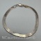 Sterling Silver Herringbone Bracelet 4 Grams