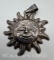 Sterling Silver Sun Pendant 5 Grams