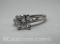 Preveli Sterling Silver Brilliant Round Cut Moissanite Diamond Ring 2 Grams Size 6.5