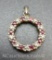 Sterling Silver Ruby Pendant 2 Grams