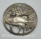 Sterling Silver Bird Eating Berries Brooch 14 Grams