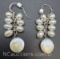 Pearl Cluster Earrings 5 Grams