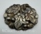 Sterling Silver Grape Leaves Brooch Pin 7 Grams