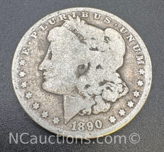 1890-O Morgan Silver Dollar 90% Silver Coin 25 Grams