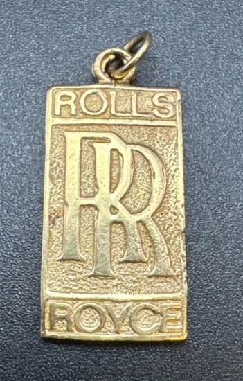 14kt Gold Rolls Royce Pendant 5.6 Grams