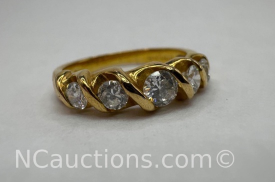 14k Gold Plated Ring 2 Grams Size 7
