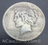 1923 Silver Peace Dollar 90% Silver Coin