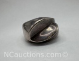 Mexico Sterling Silver Ring 16 Grams Size 10.5