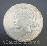 1922-S Silver Peace Dollar 90% Silver Coin 26 Grams