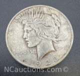1923-D Silver Peace Dollar 90% Silver Coin 26 Grams