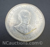 Jose Rizal One Pesos 90% Silver Coin 26 Grams