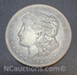 1921 Morgan Silver Dollar 90% Silver Coin 26 Grams