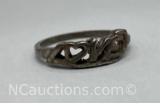 Sterling Silver Love Ring 1 Grams Size 7