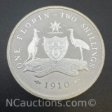 2022 Australia 2 Troy Oz .9999 Fine Silver One Florin Two Shillings Bullion Coin