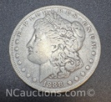 1888 Morgan Silver Dollar 90% Silver Coin 26 Grams