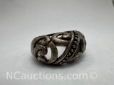 Sterling Silver Ring 8 grams Size 8