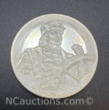 2022 Niue Columbus And The New World 1 Troy Oz .999 Fine Silver Bullion Coin