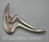 Sterling Silver Brooch Pin 21 Grams