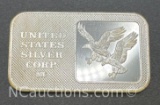 United States Silver Corp 1 Troy Oz .999 Fine Silver Bullion Bar
