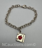 Sterling Silver Favorite Teacher Bracelet 10 Grams