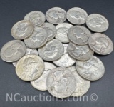 90% Silver Washington Quarters 124 Grams