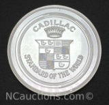 La Mothe Cadillac 1 Troy Oz .999 Fine Silver Bullion Coin